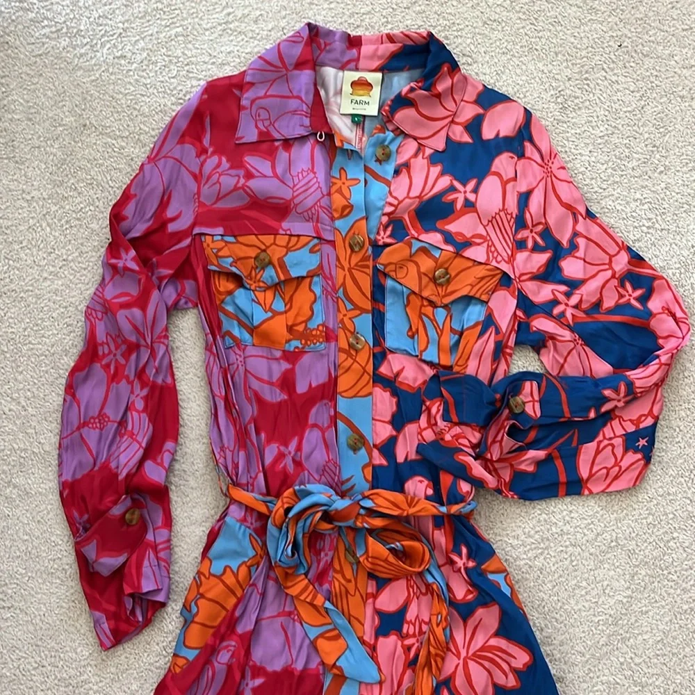 FARM Rio Vibrant Floral Maxi Dress - Picture 6 of 10